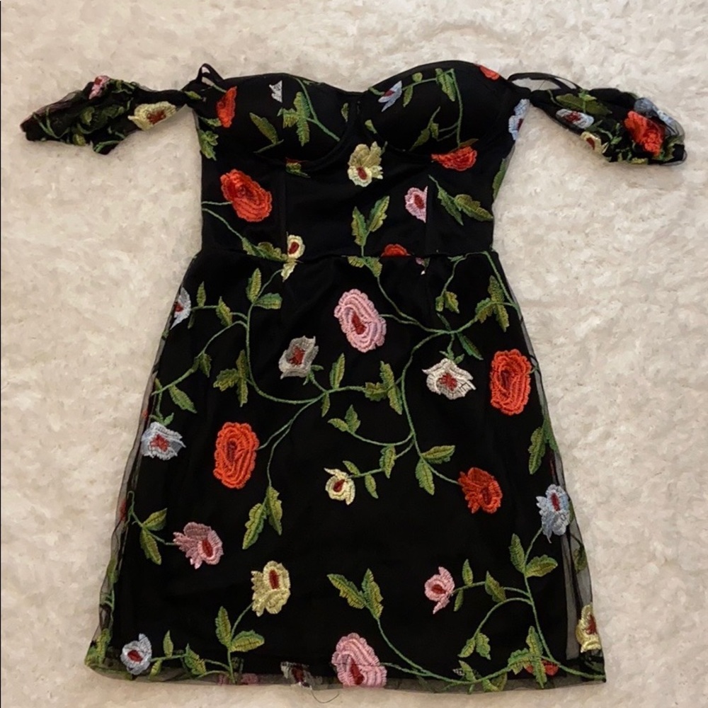 Floral mini dress
